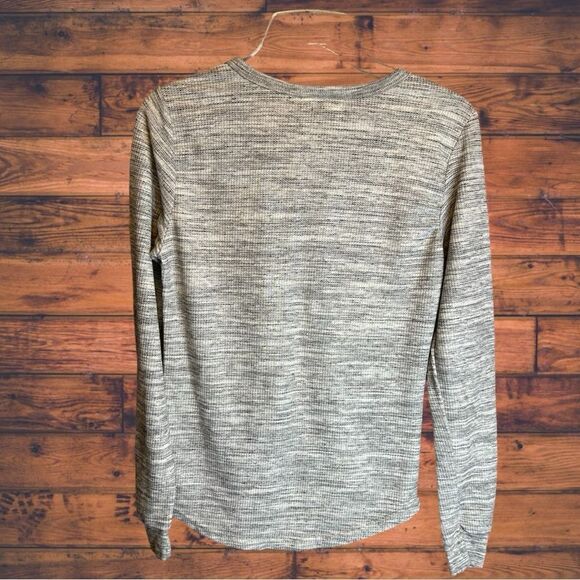 5 for $25🔥Bobbie Brooks Sleepwear Grey Waffle Knit Long Sleeve T-Shirt Medium - Picture 2 of 5